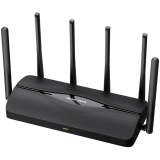 Mercusys MR37BE BE6500 Dual-Band Wi-Fi 7 Router, 688 Mbps at 2.4 GHz + 5760 Mbps at 5 GHz, 6x Ext. Antennas, 1x 2.5 Gbps WAN port + 1x 2.5 Gbps LAN port + 2x Gigabit LAN ports, MLO, 4096-QAM, OFDMA, HE160, Router/Access Point Mode, MU-MIMO