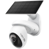 TP-Link Tapo C660 KIT Solar-Powered Pan/Tilt Security Camera Kit, 4K 8MP (3840x2160), 2.4 GHz/5 GHz, 10000mAh rechargeable lithium-ion battery, Solar panel (5.2V, 2.5W), Pan/Tilt, Non-Stop Power, Smart Detection and Notifications, AI tracking