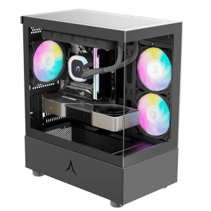 Spire Cubic Gaming Case, 3xRGBTempered Glass, VGA: 350mmTempered Glass, VGA: 350mm