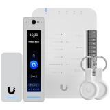 Ubiquity UA-G3-SK-Pro Starter kit that provides complete entry and exit control for a single door with two readers and Apple Touch Pass support, Door Hub, G3 Reader Pro, G3 Reader for door exit, or entry for an additional door, 2x Pocket Keyfobs