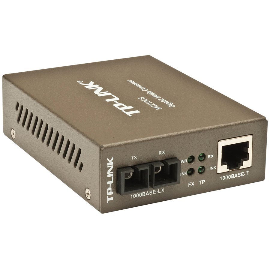 Media Filter TP-Link MC210CS, 1000Mbps RJ45 to 1000Mbps single-mode SC fiber Converter, Full-duplex,up to 15Km, switching power adapter, chassis mountable - Image 3