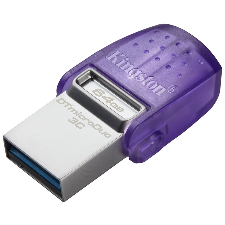 Kingston 64GB DataTraveler microDuo 3C 200MB/s dual USB-A + USB-C - Image 3
