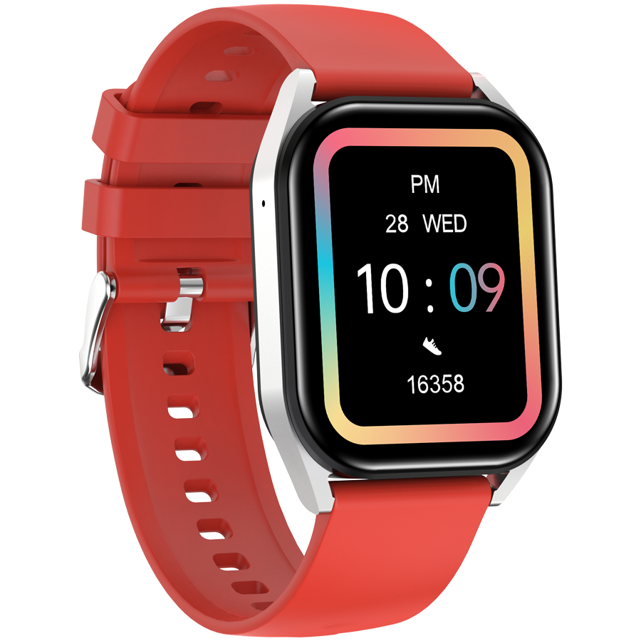CANYON smart watch Chatter SW-58 BT-CALL Silver Red - Image 3