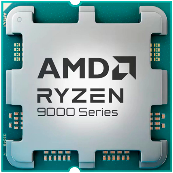 AMD CPU Desktop Ryzen 5 6/12T 9600X (3.9GHz/5.4GHz,38MB,65W,AM5) tray, with Radeon Graphics - Image 2