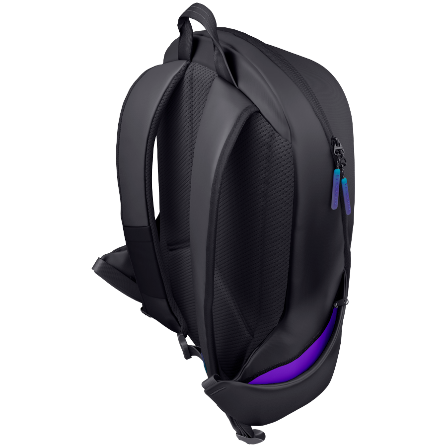 Dell Alienware 16" Backpack - AW5625P, Mesh back, Breathable Back, Buckle, Black, 3Yr - Image 4