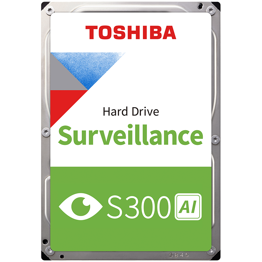 HDD Video Surveillance TOSHIBA S300 AI 10TB CMR, 3.5'', 512MB, 7200RPM, SATA, 64 cameras, 24/7, TBW: 550 - Image 2