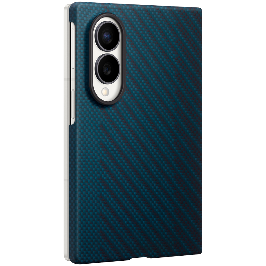 Samsung Galaxy Fold8 Carbon Magnet Case Navy - Image 4