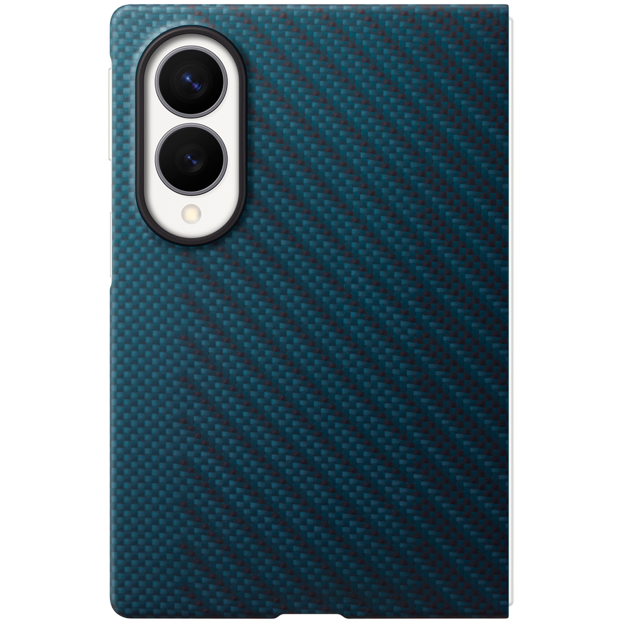 Samsung Galaxy Fold8 Carbon Magnet Case Navy - Image 5