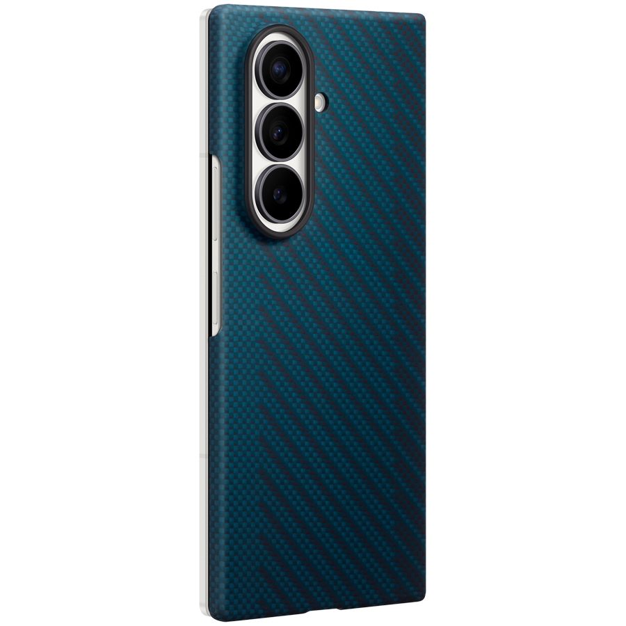 Samsung Galaxy Fold8 Ultra Carbon Magnet Case Navy - Image 4