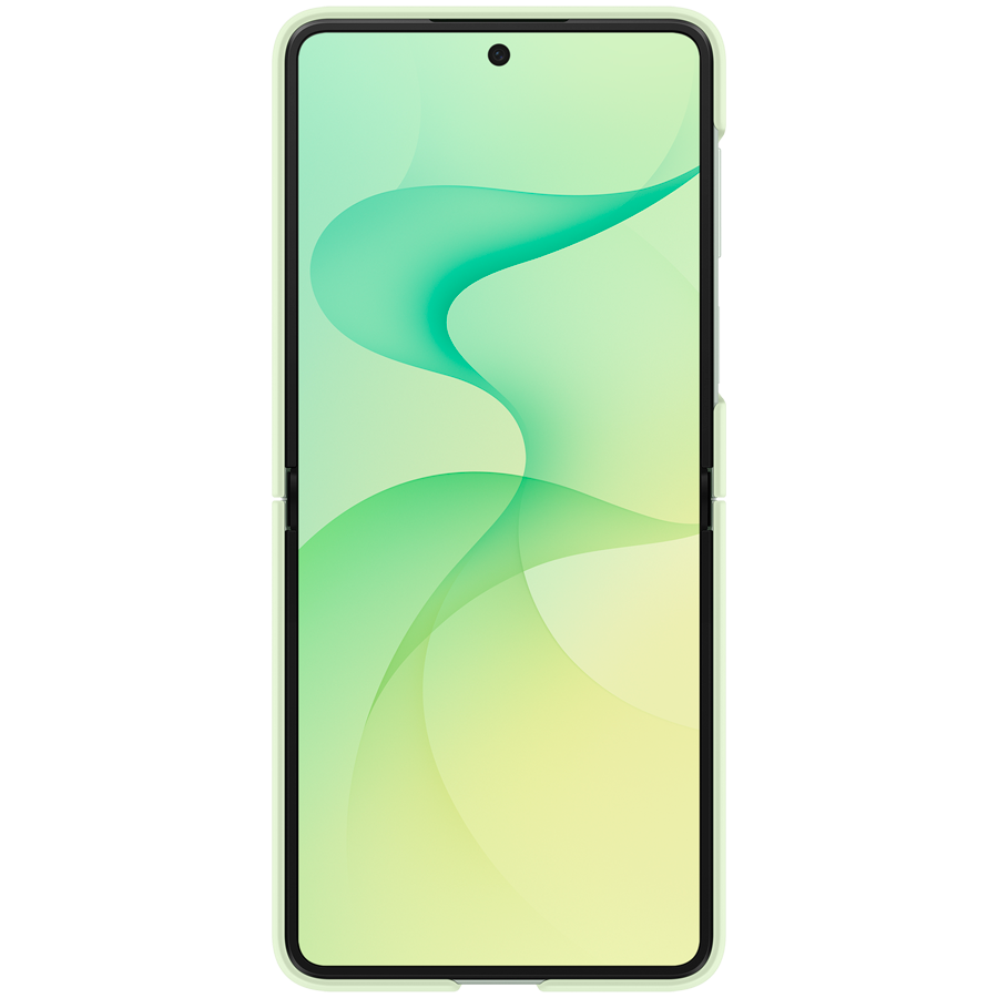Samsung Galaxy Flip8 Silicone Ring Magnet Case Green - Image 4