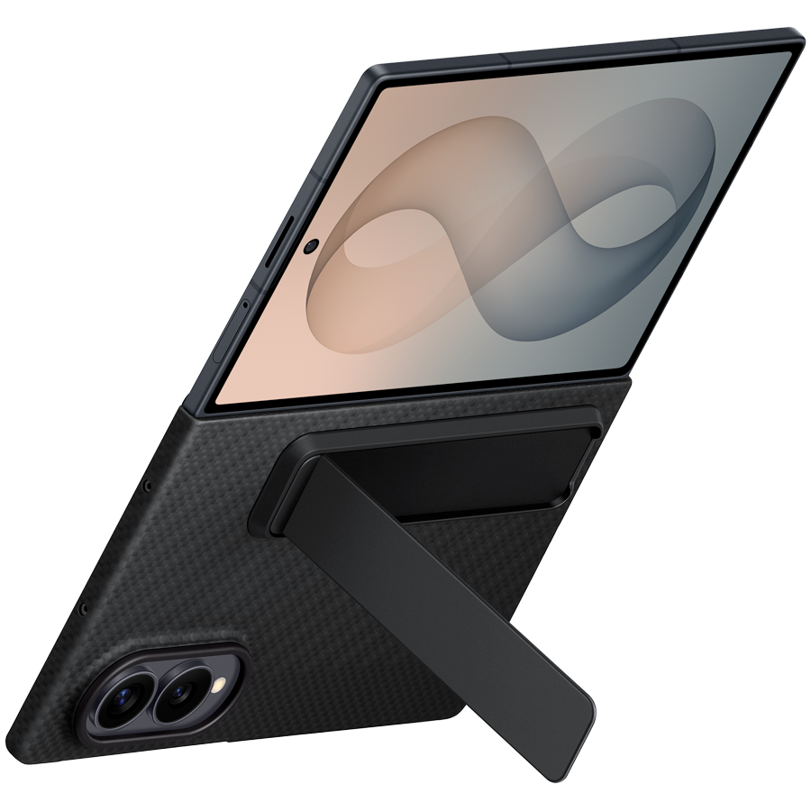 Samsung Galaxy Fold8 Carbon Standing Black - Image 5