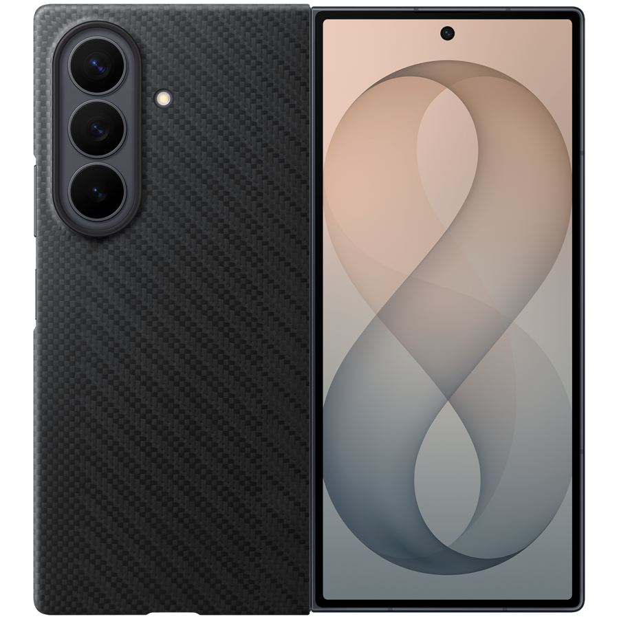 Samsung Galaxy Fold8 Ultra Carbon Magnet Case Black - Image 2