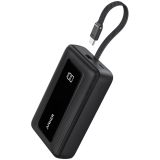 Anker Power Bank (20K, 30W, Built-In USB-C Cable) Black