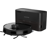 Robot Cleaner w/Dust Collector, black, 2in1 and dust tank, 4000pa, 3200mAh battery