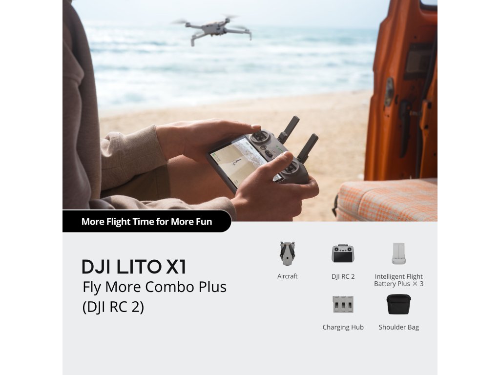 DJI Lito X1 FMC Plus DJI RC 2 - Image 2