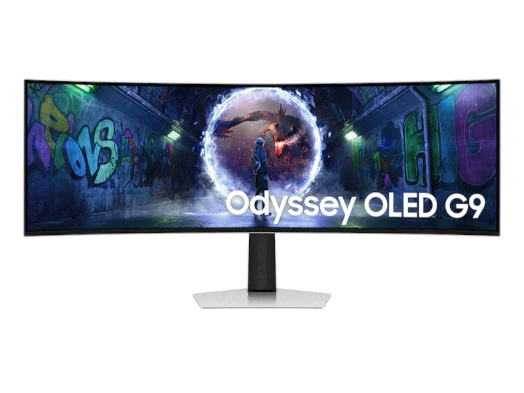 Samsung 49" OLED Monitor G93SD1800R, DQHD, 240Hz, 0.03msDP, HDMI, Micro HDMI, USB-C, HAS, Tilt - Image 3