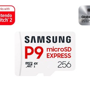 Samsung Micro SD 256GB ExpressP9,up to 800MB/s,works with Nintendo Switch 2