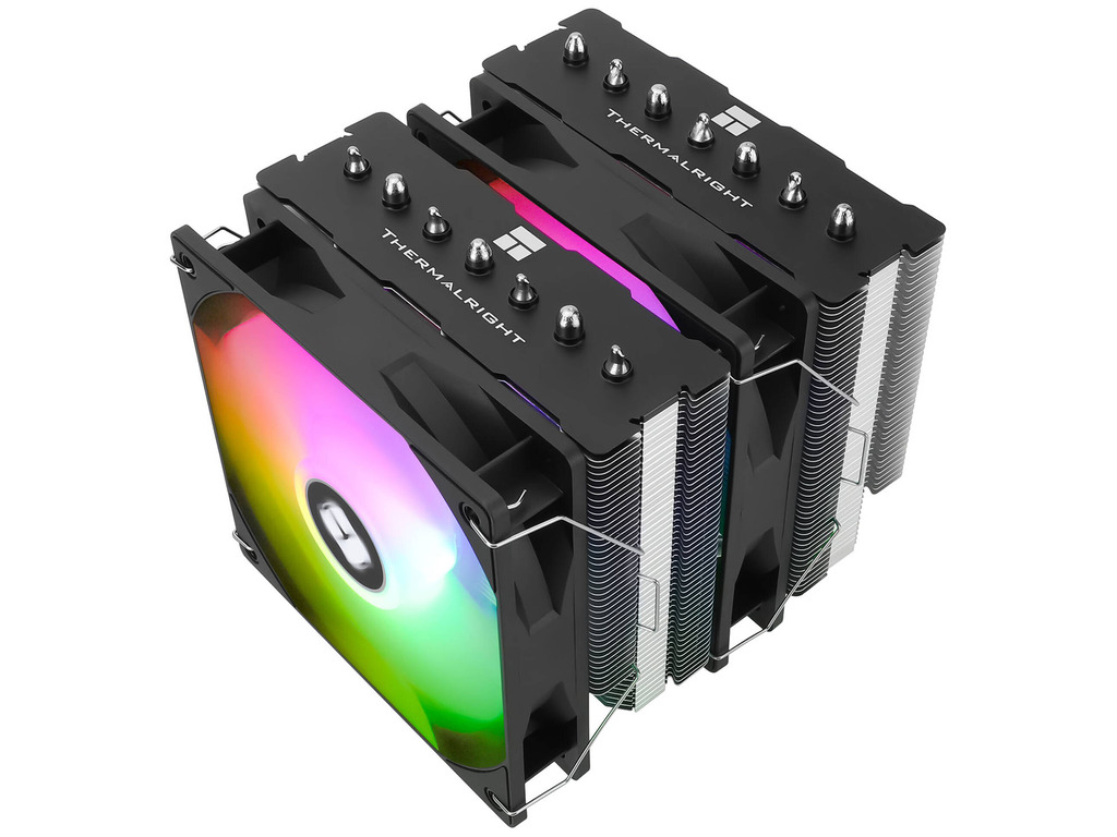Thermalright Phantom Spirit 120 SE ARGB CPU Cooler Dual-tower, ARGB, 280w TDP, Black - Image 2