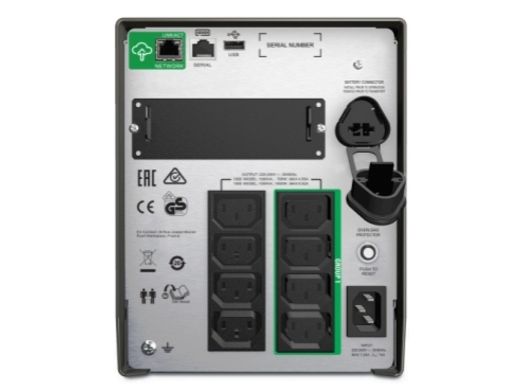 APC Smart-UPS 1000V/700W | LCD 230V SmartConnect | 8x IEC C13, 2x IEC Jumpers - Image 3