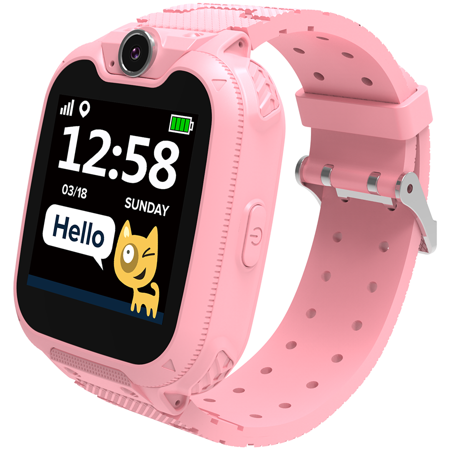 CANYON Tommy KW-31, Kids smartwatch, 1.54 inch colorful screen, Camera 0.3MP, Mirco SIM card, 32+32MB, GSM(850/900/1800/1900MHz), 7 games inside, 380mAh battery, compatibility with iOS and android, red, host: 54*42.6*13.6mm, strap: 230*20mm, 45g - Image 3