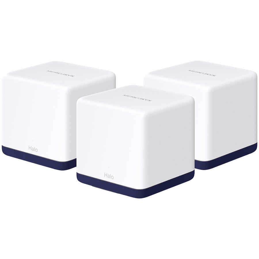 Mercusys Halo H50G(3-pack) 1900Mbps Whole Home Mesh Wi-Fi System,600Mbps at 2.4GHz,1300Mbps at 5GHz,3 Gigabit Ports,2 internal antennas,One Unified Network,Seamless Roaming,MU-MIMO,Easy Pair,Parental Controls,IPv6,Beamforming,Mercusys App - Image 2