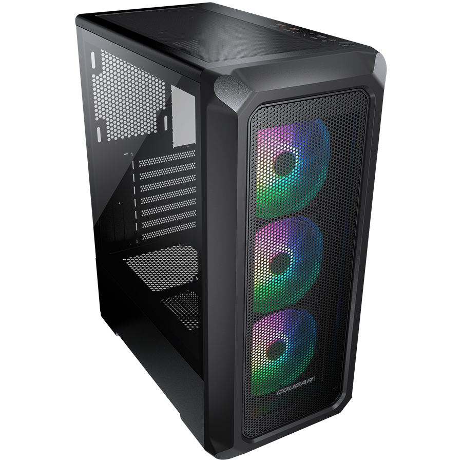 COUGAR Archon 2 Mesh RGB PC Case, Mid Tower, Black - Image 3