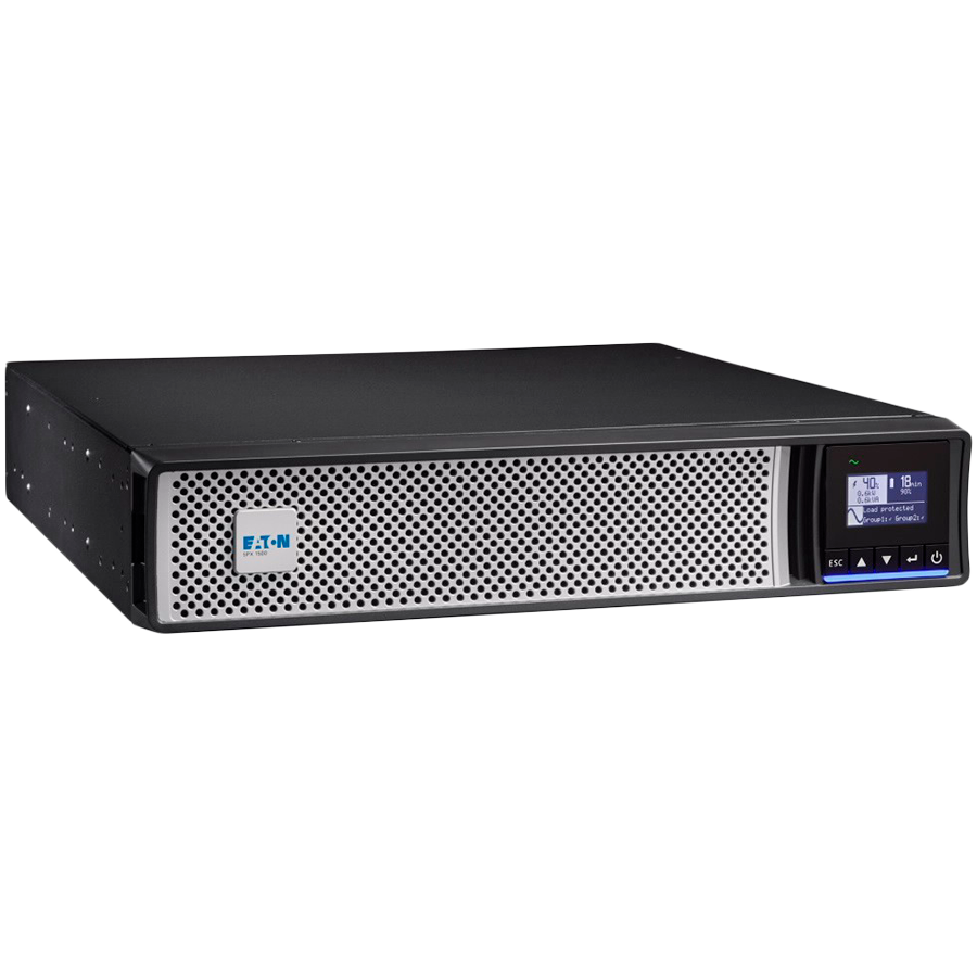 Eaton UPS 5PX 3000VA/3000W; 2U; Rack/tower, Line Interactive; Input: C20, Output: (8) C13, (2) C19, Rack-mounting/Tower kit; LCD display; 1 slot for card ; Compatible with Virtual enviroments; Warranty: 3yr on electronics, 2 yr on battery - Image 2