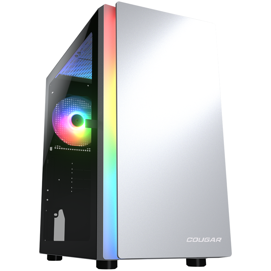 COUGAR PURITY RGB PC Case, Mini Tower, White - Image 2