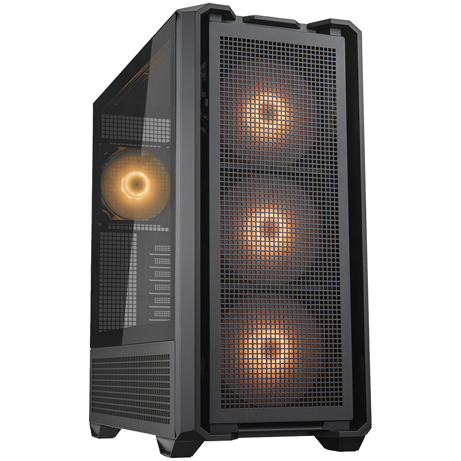 COUGAR MX600 PC Case, Mid Tower, Black - Image 2
