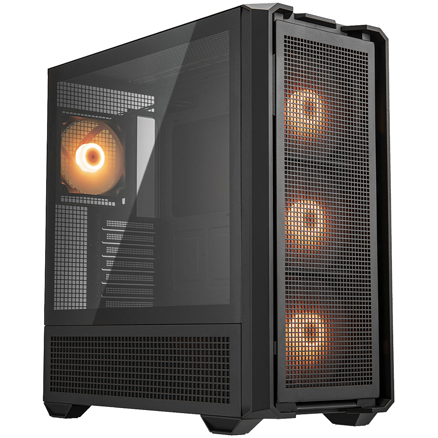 COUGAR MX600 PC Case, Mid Tower, Black - Image 4