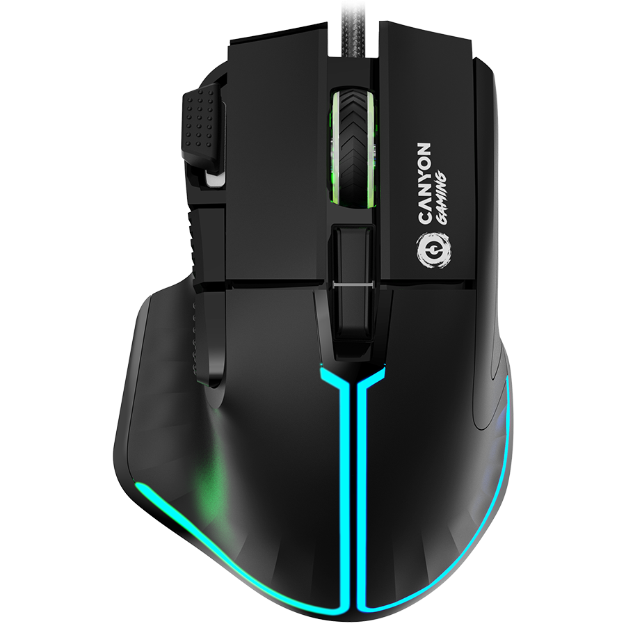 CANYON mouse Fortnax GM-636 RGB 9buttons Wired Black - Image 2