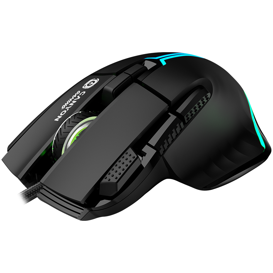 CANYON mouse Fortnax GM-636 RGB 9buttons Wired Black - Image 4