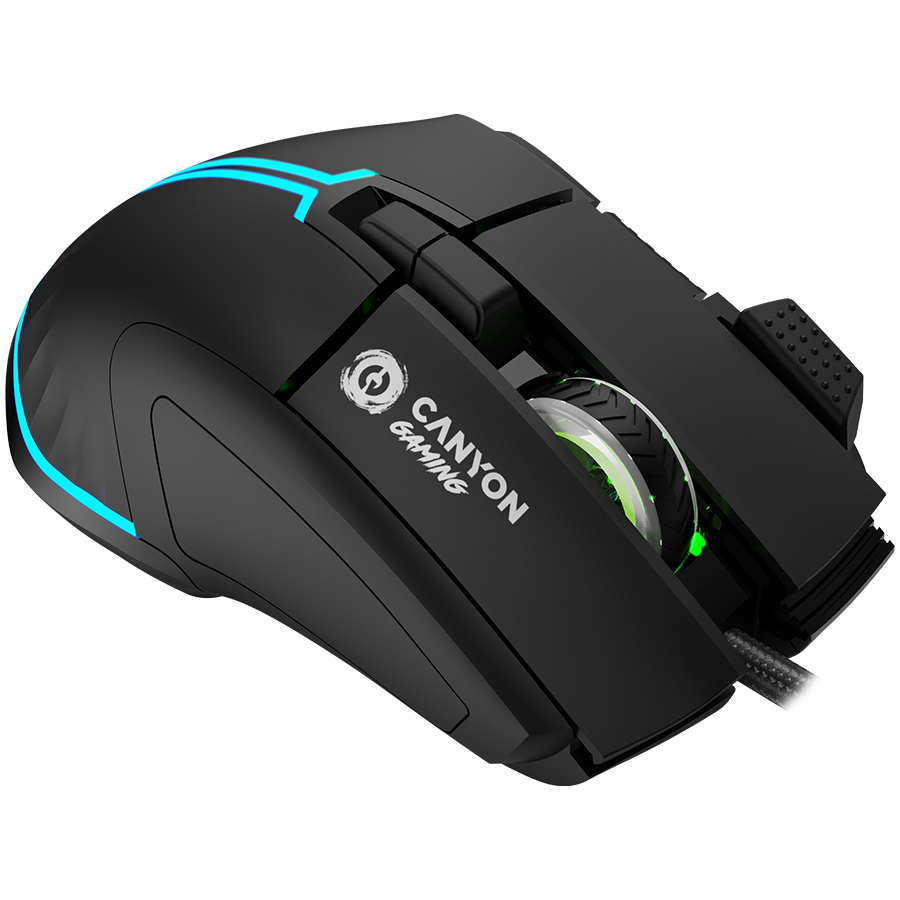 CANYON mouse Fortnax GM-636 RGB 9buttons Wired Black - Image 5