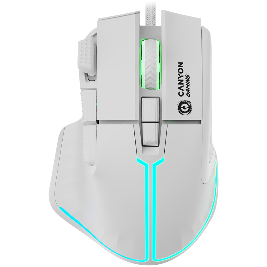 CANYON mouse Fortnax GM-636 RGB 9buttons Wired White - Image 2