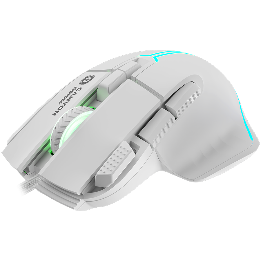 CANYON mouse Fortnax GM-636 RGB 9buttons Wired White - Image 4