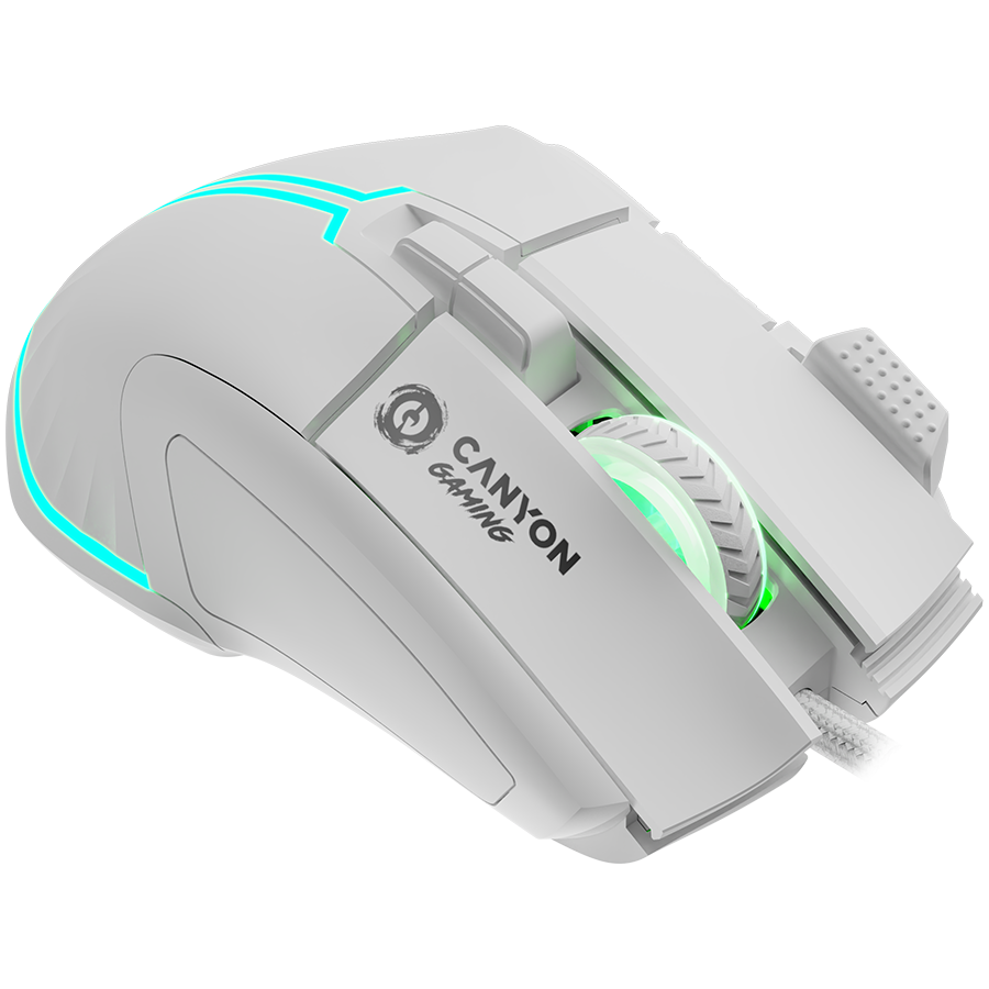 CANYON mouse Fortnax GM-636 RGB 9buttons Wired White - Image 5