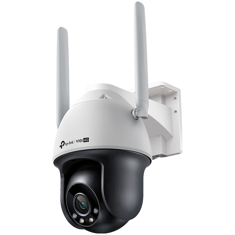 TP-Link VIGI C540-4G 4MP 4G LTE Full-Color Wi-Fi Pan/Tilt Outdoor Network Camera 4G Cat4 150/50 Mbps, LTE-FDD/LTE-TDD/HSPA+/UMTS,H.265+/H.265/H.264+/H.264, 1/3" Progressive Scan CMOS, Color/0.005 Lux@F1.6,0 Lux with IR/White Light, 25fps/30fps, IP66 - Image 2