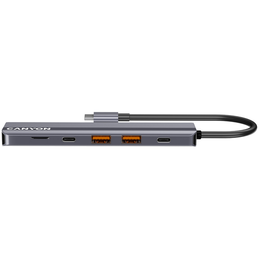 CANYON hub DS-17 6in1 4k USB-C Grey - Image 5