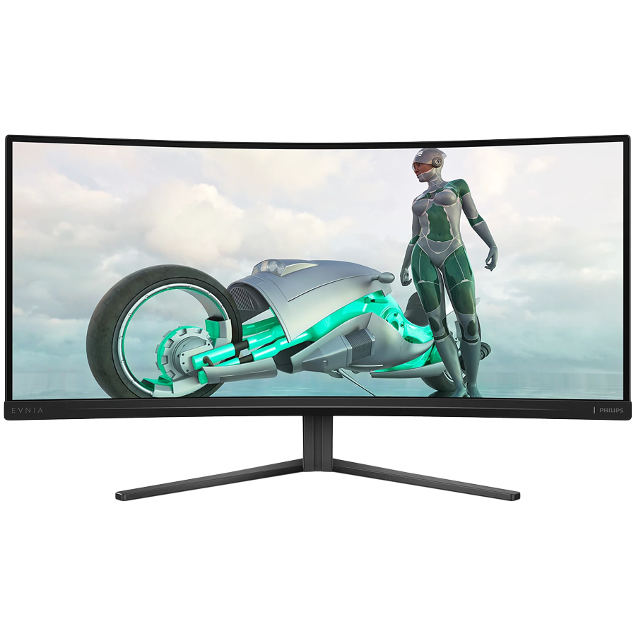 Philips Monitor Evnia 3000 34M2C3500L 34'' Curved VA, 3440x1440 (WQHD), 180Hz, 0.5ms, 300 cd/m², 4000:1, HDR10, 2x HDMI, DisplayPort, Adaptive Sync, 3-year warranty - Image 2