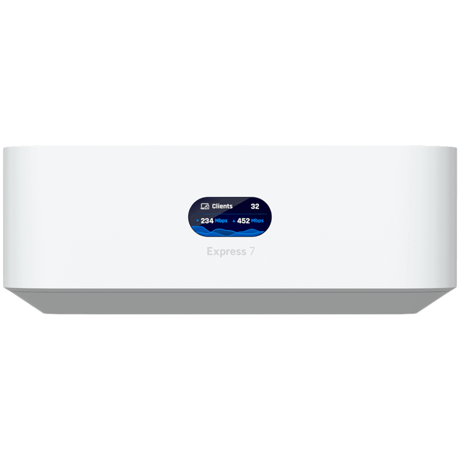 Ubiquiti UniFi Express 7 UX7 Mesh-scalable, super-compact 10G Cloud Gateway with integrated WiFi 7, 10 GbE RJ45 WAN port, 2.5 GbE RJ45 LAN port to extend network, up to 30+ UniFi devices and 300+ clients - Image 3