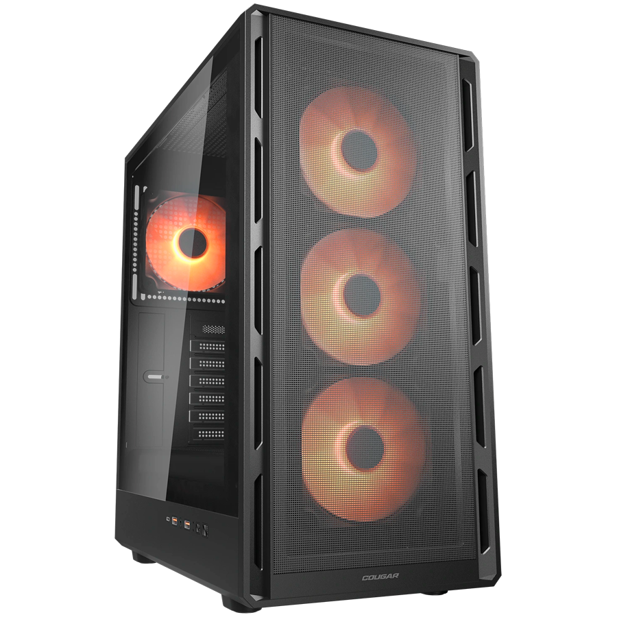 COUGAR AIRFACE PURE PRO PC Case, Mid Tower, Black - Image 3