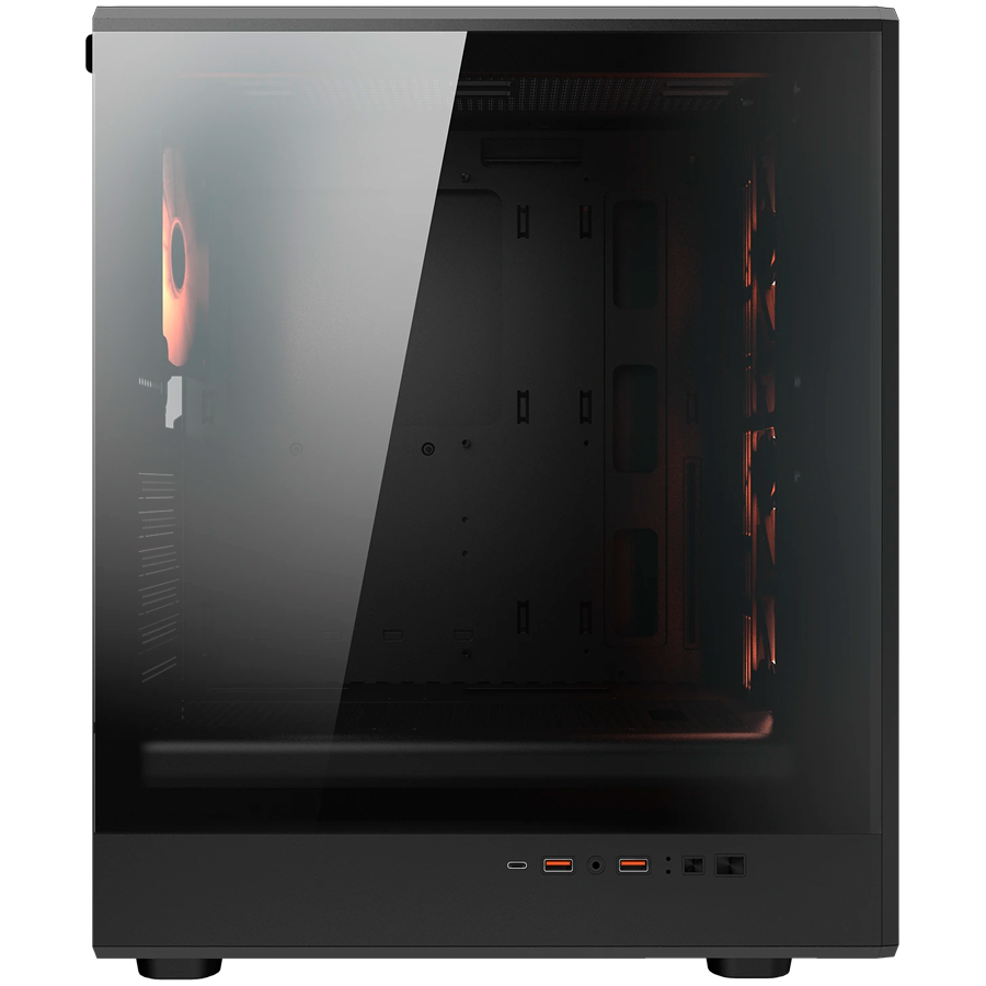 COUGAR AIRFACE PURE PRO PC Case, Mid Tower, Black - Image 4