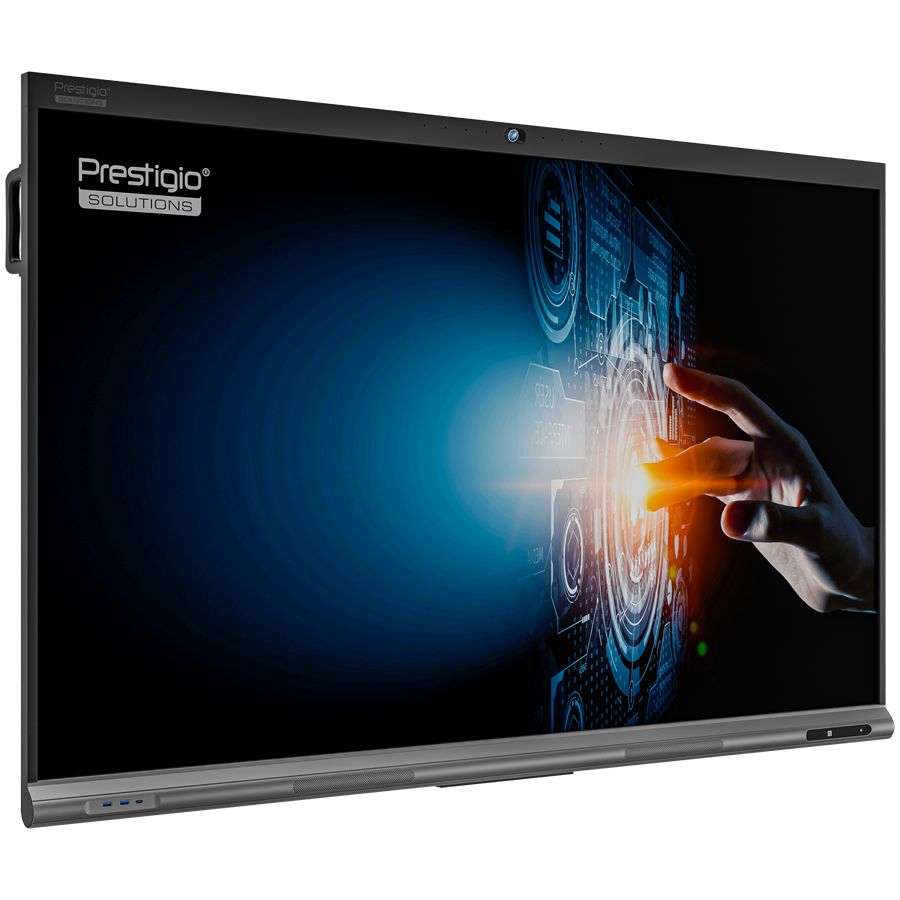 PRESTIGIO SOLUTIONS Multiboard 86" Light+ Series UHD 4K, Android 11, Wi-Fi, 40TP, NFC, Camera, touch pen - Image 3