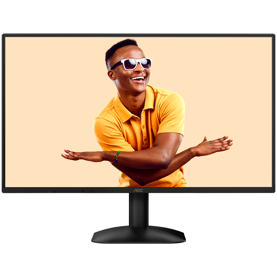 AOC Monitor 24B31H 23.8" IPS, 1920x1080, 120Hz, 1ms MPRT, 300 cd/m2, 1500:1, Adaptive Sync, VGA, HDMI, Tilt, Black, VESA, 3y - Image 2