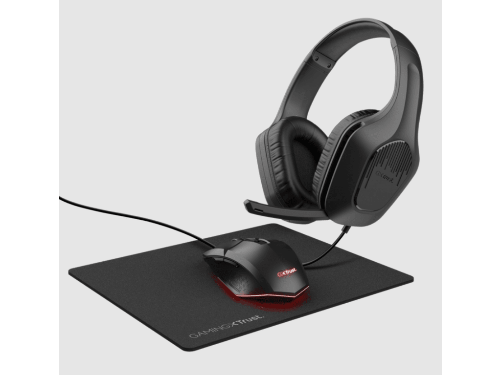 Trust GXT790 3-in-1 gamingbundle (slušalica, miš ipodloga za miš), crna boja - Image 5