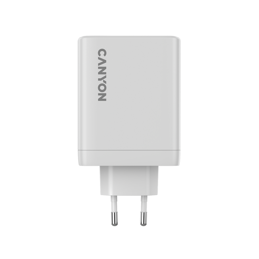 CANYON charger OnCharge 120 GAN Total 120W MAX 3 USB-C +1 USB-A White EU plug - Image 3