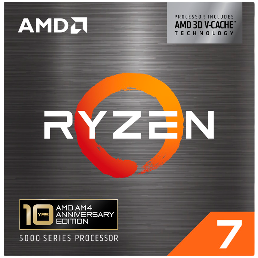 AMD CPU Desktop Ryzen 7 8C/16T 5800X3D (4.5GHz,100MB,105W,AM4) Box - Image 2