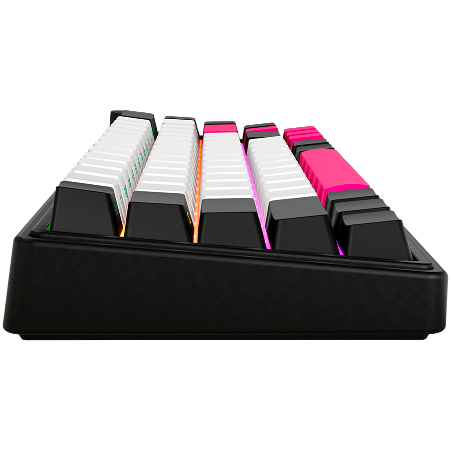 LORGAR KBP70MW, Wireless 65% Mechanical Gaming Keyboard Pro, Black/red, EN layout - Image 5