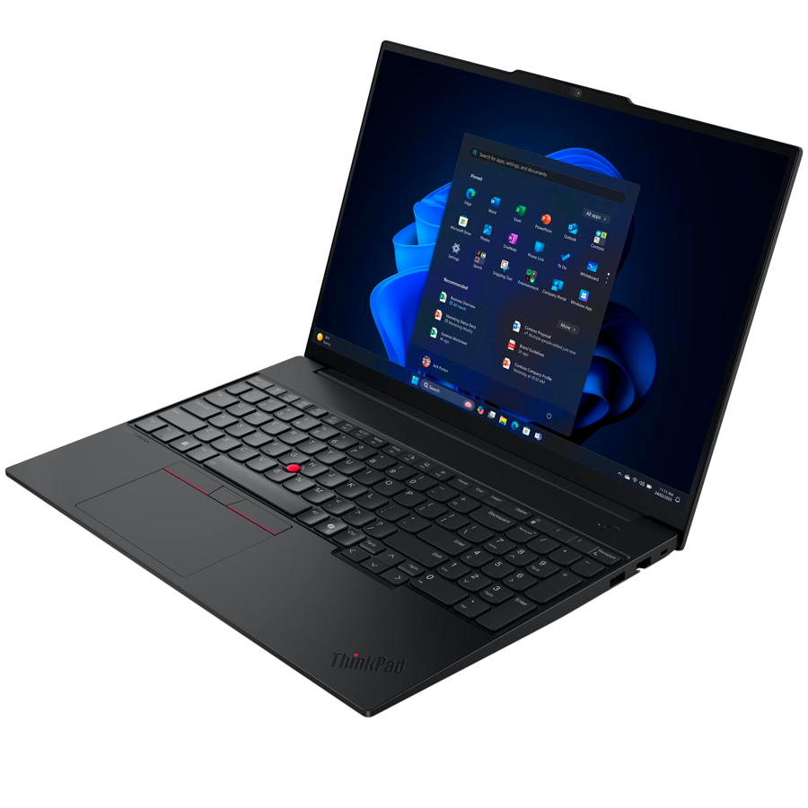 LENOVO ThinkPad E16 GEN 3 16" FHD IPS, Intel Core Ultra 5 225U, 16GB DDR5, 512GB SSD, 2x USB-A, 1x USB-C THB, HDMI, RJ-45, WiFi 6, BT5.2, BH BL Kyb, 48Wh, Win 11 Pro, Eclipse Black, 5Yr - Image 4