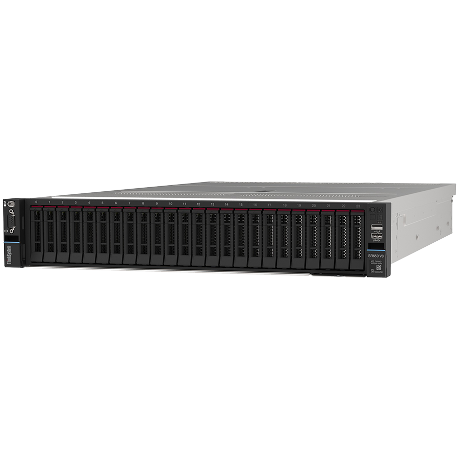 Lenovo ThinkSystem SR650 V3,1x Intel Xeon Silver 4514Y (16C 2.0GHz 150W),1x 32GB (2xR8),1x 940-8i RAID 4GB PCIe 12GB,1x 1100W,XCC Platinum,3yr Warranty - Image 2